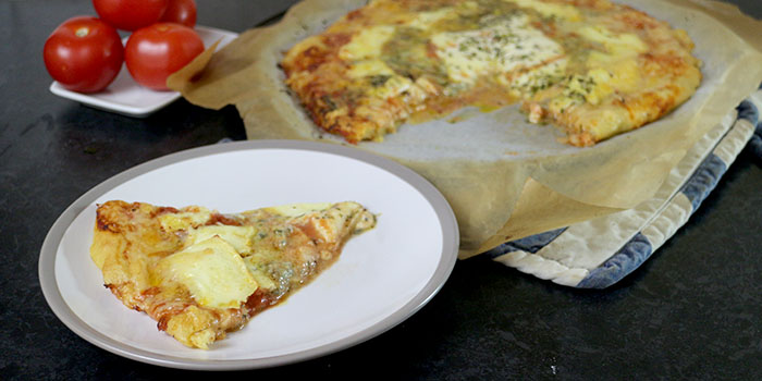 Four Cheese Pizza - Pizza Quattro Formaggi Recipe