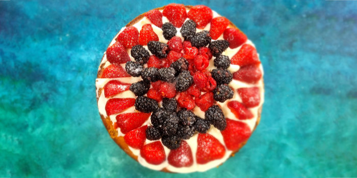 Summer Fruits Layer Cake Recipe