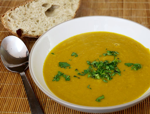 Carrot and Coriander Soup Recipe