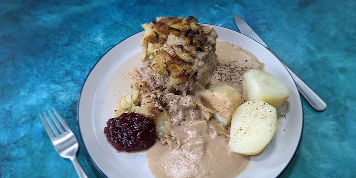 Swedish Cabbage Pudding | Kalpudding Recipe