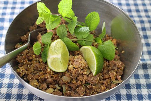 Larb Moo - Spicy Thai Pork Salad Recipe
