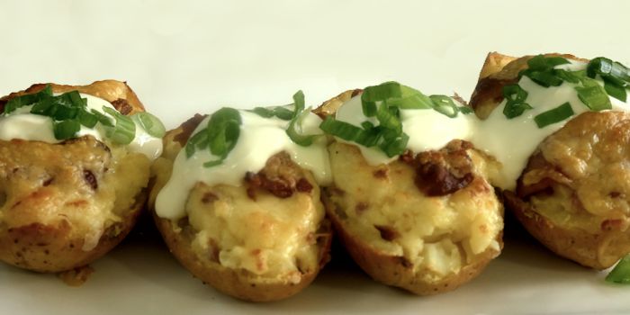 Loaded Potato Skins - Bacon and Cheese Recipe