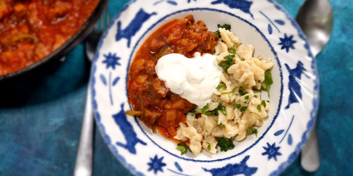 Hungarian Beef Stew | Porkolt Recipe