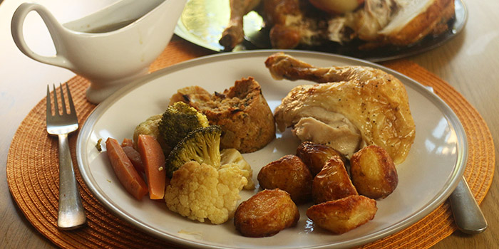 Roast Chicken & Stuffing Recipe