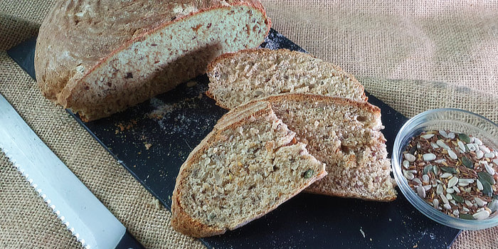 Air Fryer Seeded Wholemeal Bread Recipe