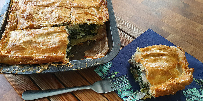 Spanakopita Greek Spinach and Feta Pie Recipe