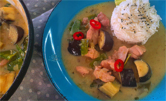 Thai Green Curry with Jasmine Rice Recipe